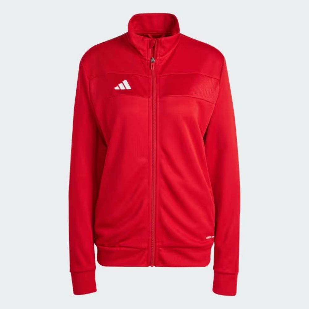 Adidas Women's Tiro Essentials Track Jacket Power Red Soccer Training Top JM3709